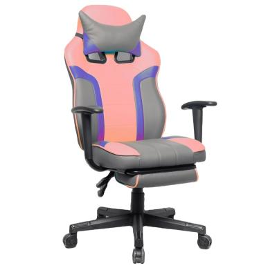 China AliGan Ergonomic Adjustable Gaming Chair (Height) Computer Desk Racing Sillas Gamer Furniture For Kids Adjustable Footstool Pink Blue With Wheels for sale