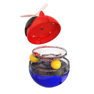 China Pingshun Cat Use Stored Interactive Exercising Cats Sinking Food Toy Swirl Fortune Pet Leak Cat Toy for sale