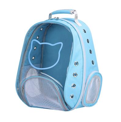 China Travel Capsule Fashion Cat Dog Cages Small Pet Outdoor Bag Travel-Friendly and Obvious Cage for sale