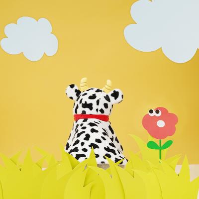 China Stocked cow headgear and cow cape for pet for sale