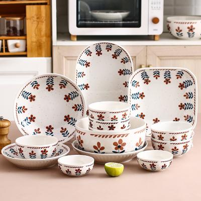 China Sustainable dishes of various sizes, customized ceramic dinnerware, dishes, porcelain, cheaper food bowls are popular in Japan for sale