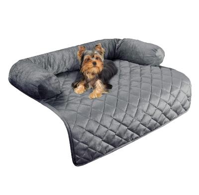 China Waterproof Anti-Slip Pet Sofa Cover , Plush Velvet Bolster Fabrics for sale