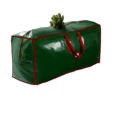 China Folding durable Christmas tree storage bag with handles, fits 9 ft trees for sale