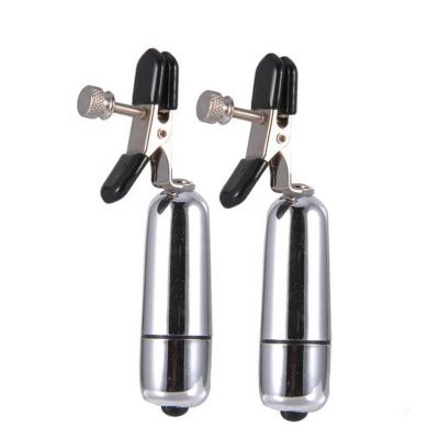 China Single Speed ​​Vibration Vibration Bullet Nipple Holds Clit Nipple Clip On Sex Bondage Nerd Clit Clamp Clips Adult Toys For Woman for sale