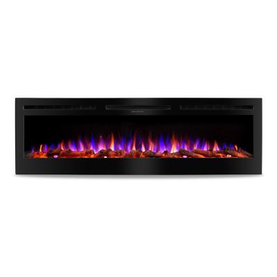 China 72 Inch Luxury Artificial Flame Fireplace Maker Decor Wall Fireplace Heater Chimenea Electrica Car for sale