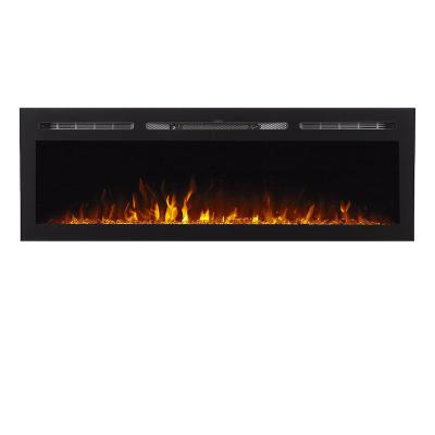 China 60 Inch Indoor Decorative Electric Fireplace Flame Wall Fireplace Heater Modern Multi Color Chimenea Car Electrica for sale