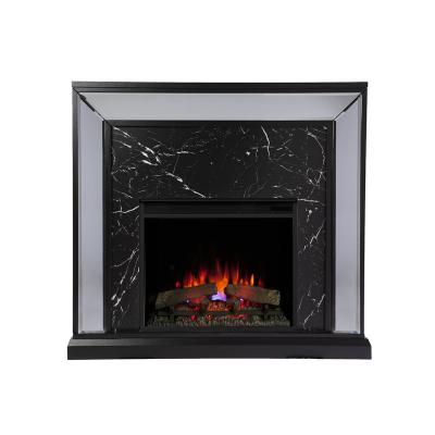 China Mirror-44inch 111cm Modern Mirror Fireplace Insert Fireplace Insert Fireplace for sale