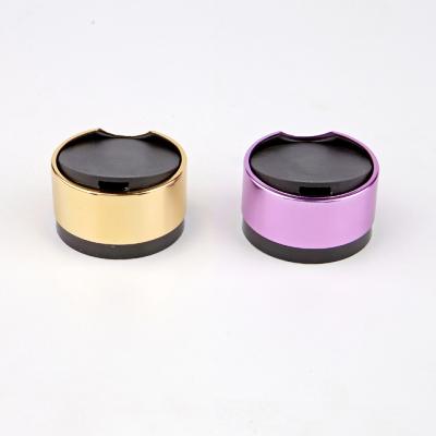 China Factory Directly Customized Selling Cosmetic Disc Top Caps Plastic Screw With Cap For Bottles for sale