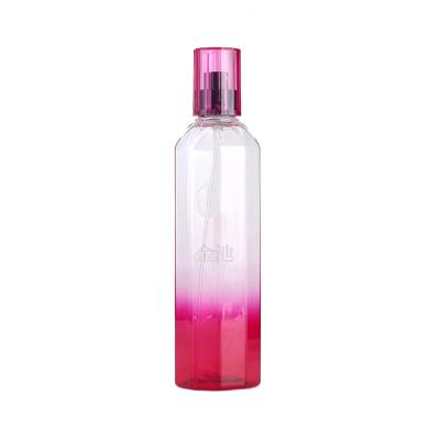 China Perfume Wholesale 250ml Gradient Color PET Plastic Perfume Bottle for sale