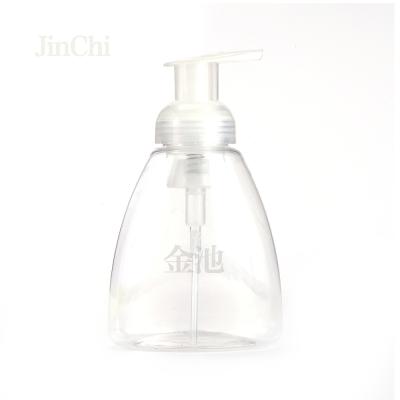 China Perfume Manufacturers Supply 300ML Clear Screw Top Pump Bottle Refill Hand Sanitizer Bottle For Bathroom for sale