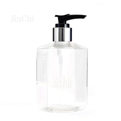 China New Cosmetic Customizable Clear Screw Cap Pump Bottle Bottles For Hand Sanitizer For Bathroom for sale