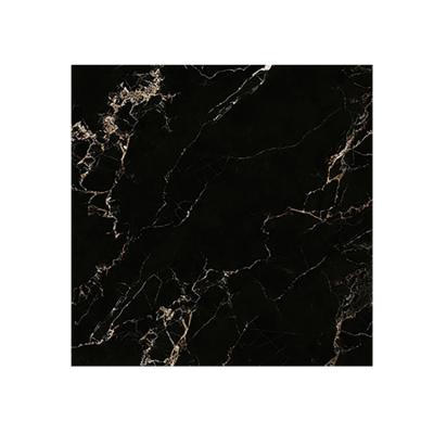 China Acid Resistant Limited Time Discounts Black Stone Imitate Texture Marble Villa Tile for sale