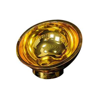 China Viable Non-bright Bar KTV Bullion Ice Bucket Party Gold Basin Hand Wash Atmosphere Props Hold Wine Container for sale