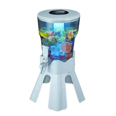 China New Design Sustainable Hotel Restaurant Supplies Metal Beer Serving Pitcher LED Light Tower Draft Beverage Beer Dispenser for sale