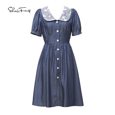 China Anti-static fashion dresses 2021 women daily casual ladies dress casual women dress for sale