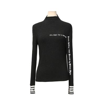 China Anti-pilling new fashion upper European style high-neck spring and summer knitted thin fit early sweater for sale