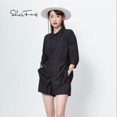 China Factory direct sales women's casual summer breathable short-sleeved shorts the two-piece suit for sale