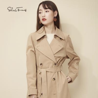 China Anti-wrinkle Khaki Women's Anorak Women's Korean Style Spring Coat for sale