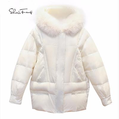 China New fashion winter ladies viable jacket thickened light weight down jacket winter down jacket hooded jacket for sale