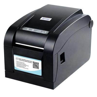 China XP-350B thermal sticker receipt barcode shipping label printer 80mm black and white high quality adhesive for sale