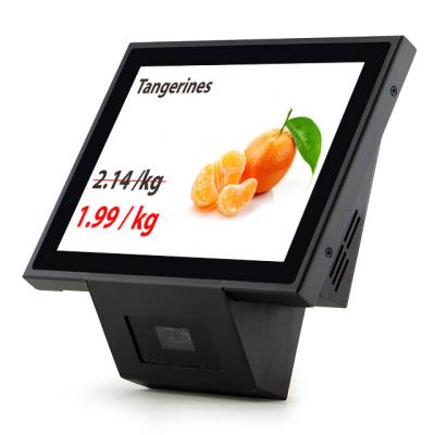 China Steps 2D Scanner Touch Screen Integrated Price Checker With 8 Inch LED Display for sale