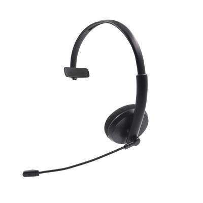 China Single Headband Call Center Headset Telephone Headset Call Center Equipment Microphone for sale