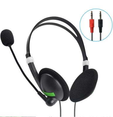 China Cheaper Headband Opptel 3.5mm Wired Headset For Call Center Headset for sale