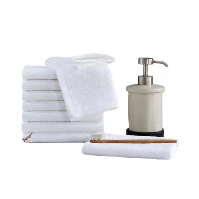 China Sustainable Cotton Bamboo Wash Clothes Hotel Quality Luxury White Bath Towel With Your Logo for sale