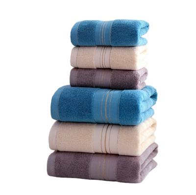 China Solid Color Towel Luxury Hotel Towels Sustainable Customized Bath Towels 100% Cotton for sale