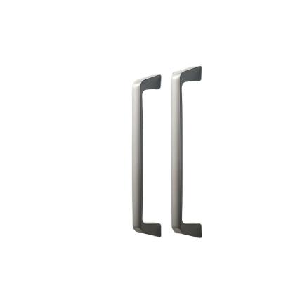 China Nordic Gray Drawer Handle Modern Minimalist Zinc Alloy Kitchen Cabinet Slime-Ki Furniture Handle Pull for sale