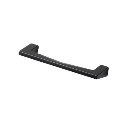 China Modern Minimalist Wall Mounted Modern Minimalist Cabinet Door Handle Wardrobe Door Drawer Handle Black Small Goo-Ki Easy To Pull In for sale