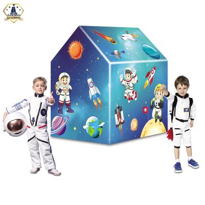 China Soft Toy Hot Sales Portable Space Dinosaur 190TPolyesterp Fabric Cartoon Play Tent Toy For Children for sale