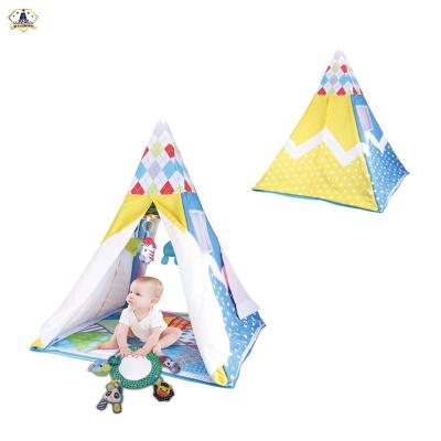 China Luxury High Quality Cartoon Theater House Play Tent Canvas Indoor Outdoor Baby Toy Tent For Kid for sale