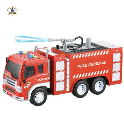 China DIY Pretend Game 2020 Hot 1:16 Plastic Kids Toy City Service Fire Construction Friction Car Toy For EN71 for sale