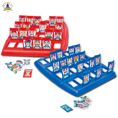 China Hot sales intelligence table top funny funny game toy plastic guess game toy set for kids for sale