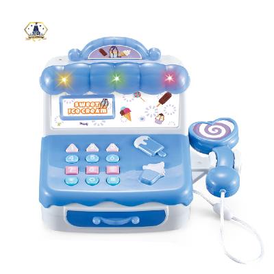 China DIY Pretend Game Most Popular Cute Children Ice Cream Cartoon Carry Comfort Phone Musical Toy For Educational for sale