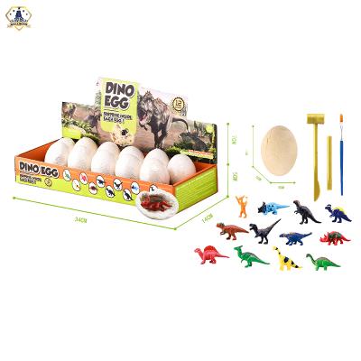 China Amazon Risk-Free Deluxe Hot Educational Dinosaur Game TPR Digging Dinosaur Egg Set For Kid for sale