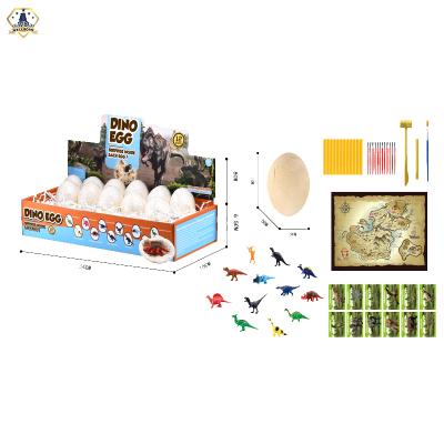 China Deluxe Archeology excavation toy setnon-toxi fossil dinosaur discover dinosaur egg toy kit for kid for sale