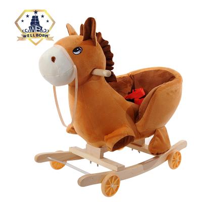 China Ride On Cheap Small Toy Hot Kids Rocking Horse Toy For Sale From China for sale