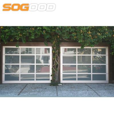 China Best Modern Used Garage Doors Security Aluminum Insulated Glass Door for sale