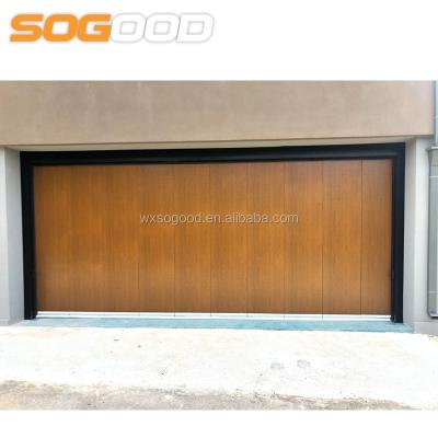 China New Modern Popular Horizontal Side Sliding Garage Door for sale