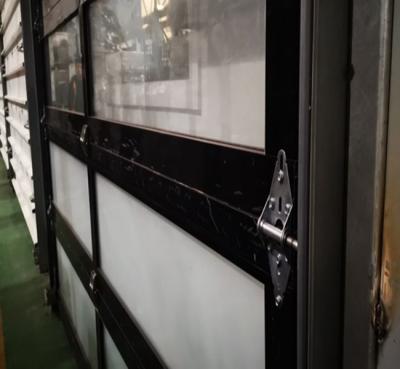 China Sectional garage door price tempered glass garage door waterproof transparent aluminum plexiglass for sale