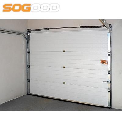 China Automatic American Style Non Finger Protection Modern Garage Door for sale