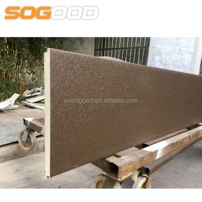 China 40mm Thickness Modern Sectional Insulated Sandwich Panel Garage Door Panels for sale