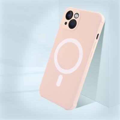 China Latest Shockproof Phone Cases 2022 Magnetic Soft Silicon Phone Cases For iphone 13 pro case 13 designer for sale