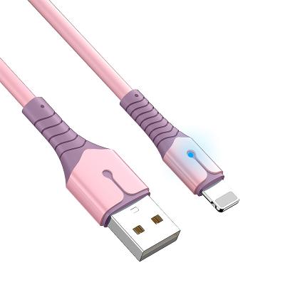 China Mobile Phone Etc.electronic Product Soft Liquid Maxwill 3FT Usb With LED Light Cable For Charging Phones for sale