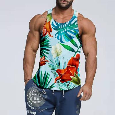 China QUICK DRY custom beach singlet hawayi singlet sublimation pullover tribe club singlet top cool dry digital printing clothing for sale