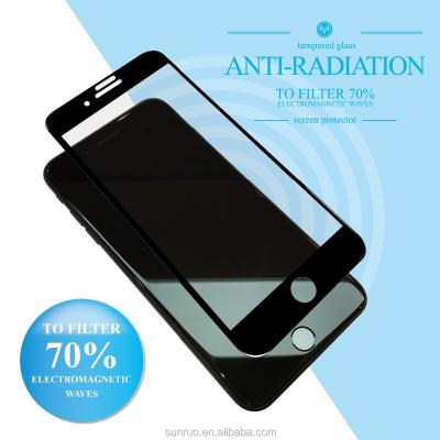 China New Cell Phone Anti Radiation Tempered Glass Screen Protector For iPhone 6/7/8 for sale