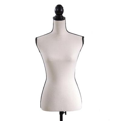 China With new style wig half body female mannequins and top quality cheap dress forms half body mannequin for sale