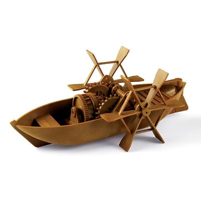 China DIY TOY New Mr. Paddleboat Set Toy Sci Science Factory Leonardo Da Vinci DIY Collection Model For Science Gift for sale